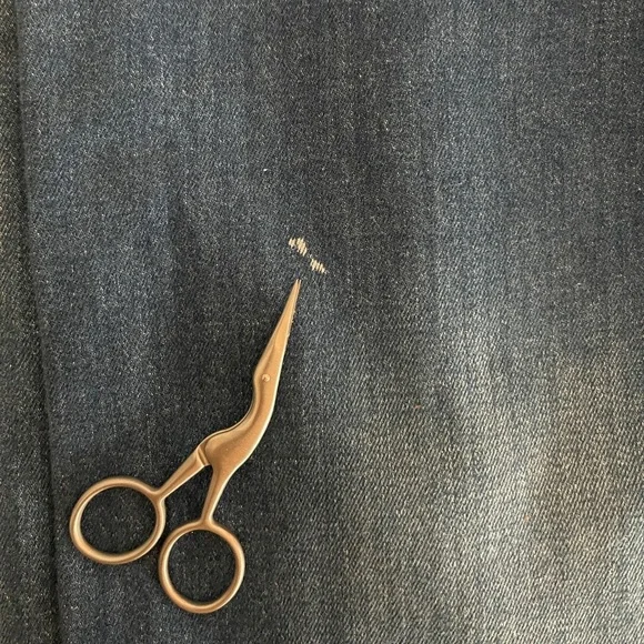 Hudson Holly HR Wide leg crop jeans 27 high rise raw hem denim - Picture 6 of 7